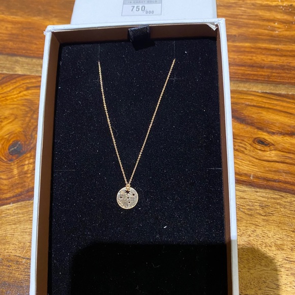 BNWOT Ginette NY Milky Way necklace 18K rose gold - Picture 4 of 5